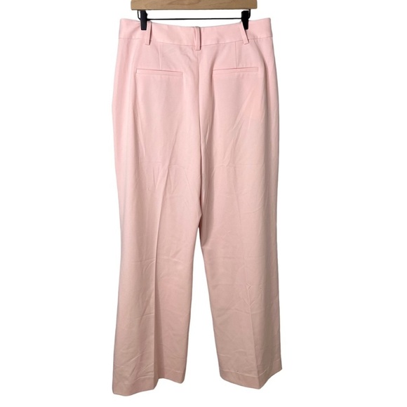 Favorite Daughter The Favorite Pant Wide Leg Light Pink Size 16 Trousers Pleated - Picture 7 of 11